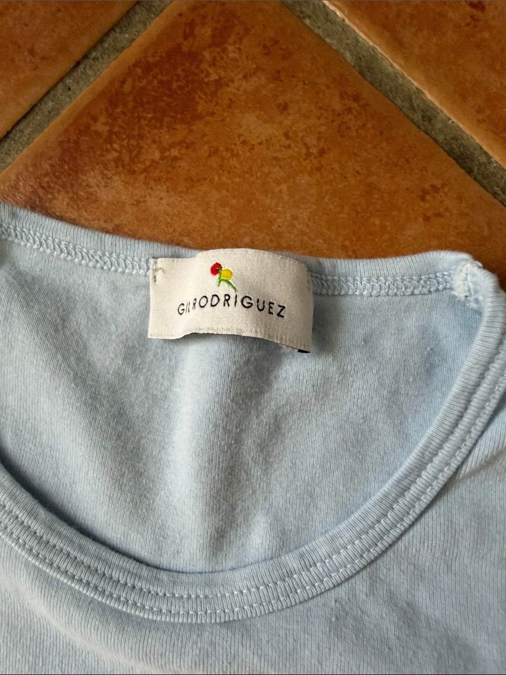 Gil Rodriguez baby Blue Women's Bellevue tee